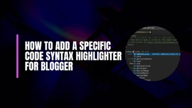 How to Add a Specific Code Syntax Highlighter for Blogger