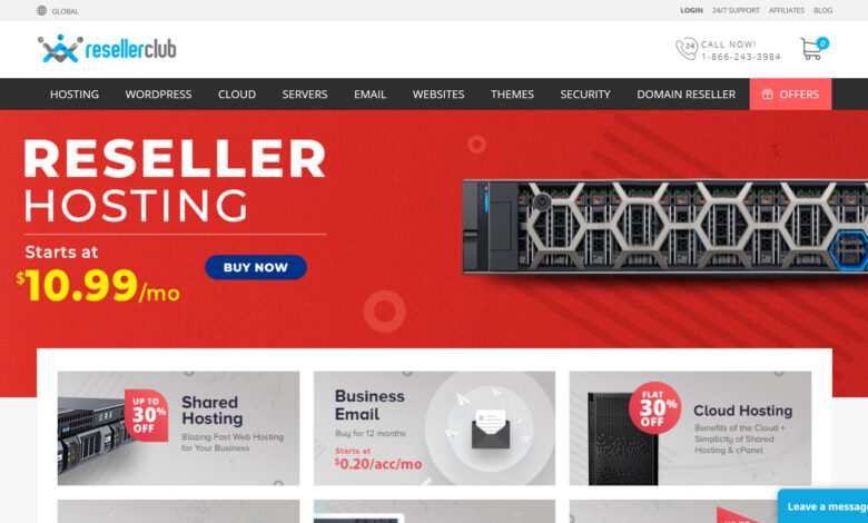 ResellerClub Review – Plans, Pricing & Features Details