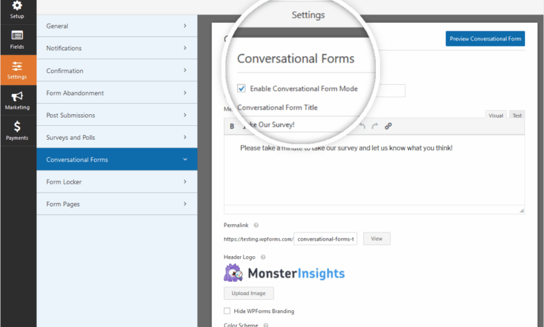 Conversational Forms by WPForms: Typeform Alternative for WordPress